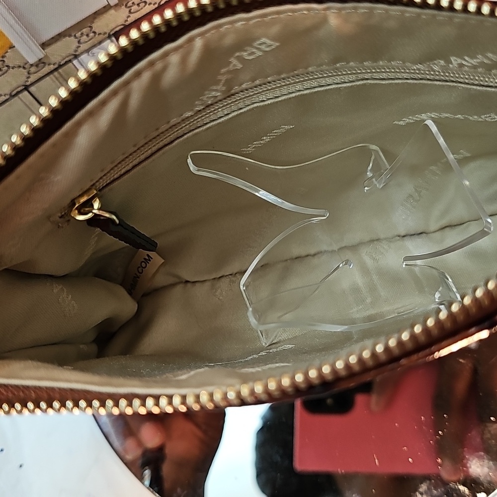 Brahmin Brown Crocodile Embossed Clutch - Picture 8 of 11